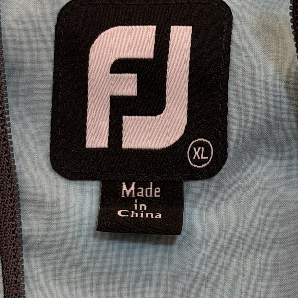 Footjoy Ryders Cup Quarter Zip Fleece Pullover Men’s XL Golf Performance Gray - Picture 7 of 8